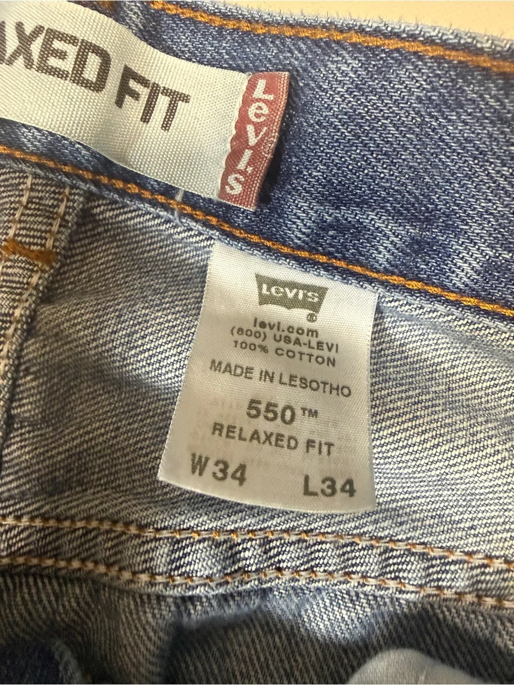 Levi's Men’s Straight Jeans in Medium Blue‎ Denim